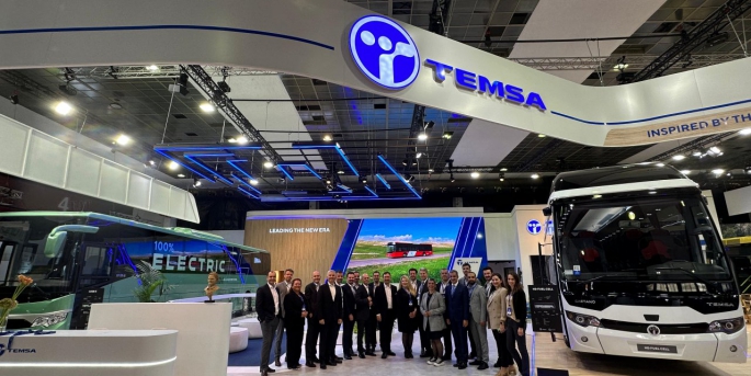TEMSA, CaetanoBus ile geliştireceği ve 1.000 kilometre menzile ulaşabilen şehirlerarası hidrojenli otobüsünü de ilk kez Brüksel’deki fuarda tanıttı.