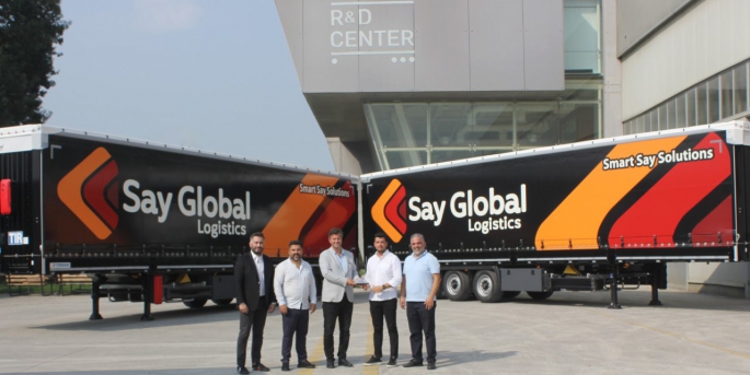 Tırsan; Say Global Logistics’e 5 adet Tırsan Tenteli Perdeli Multi Ride teslim etti.