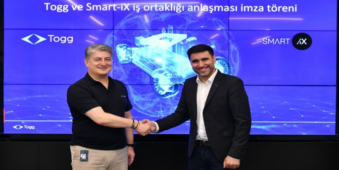 Togg, SMART-IX ve Etiya ile stratejik iş ortaklığına imza attı.