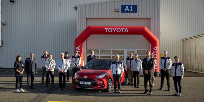 Toyota, “2021 Yılın Otomobili” Yaris’in üretimine Çekya’daki Kolin fabrikasında da başladı.