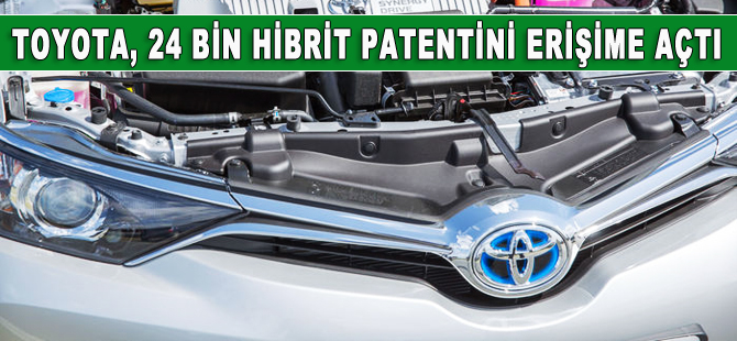 Toyota 24 bin hibrit patentini erişime açtı