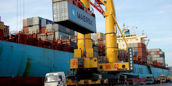 Türkiye limanlarında elleçlenen konteyner miktarı ocakta geçen yılın aynı ayına göre yüzde 2 arttı. 