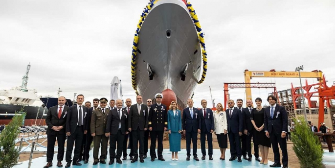 Ukrayna ile 2020 yılında yapılan anlaşmayla MİLGEM’in Ada sınıfı korvetinin ilki suya indirildi.