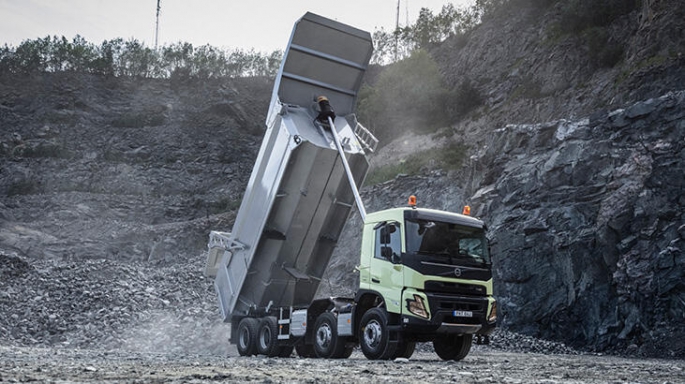 Volvo FMX, en ağır şartlar ve en zorlu görevler için tasarlandı.