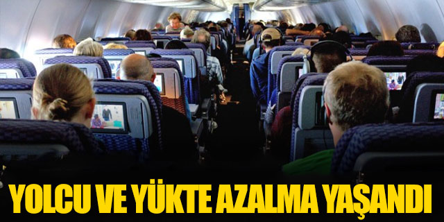 Yolcu ve yük taşımacılığında azalma