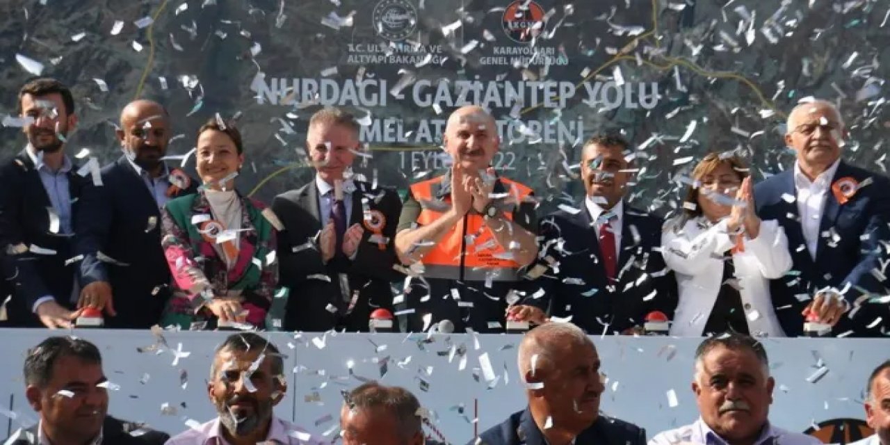 Nurdağı-Gaziantep yolu tamamlandığında 1 saatlik yol, yarım saate inecek