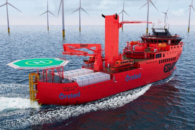 Cemre Tersanesi, dünyanın ilk rüzgar türbini destek gemisini inşa edecek
